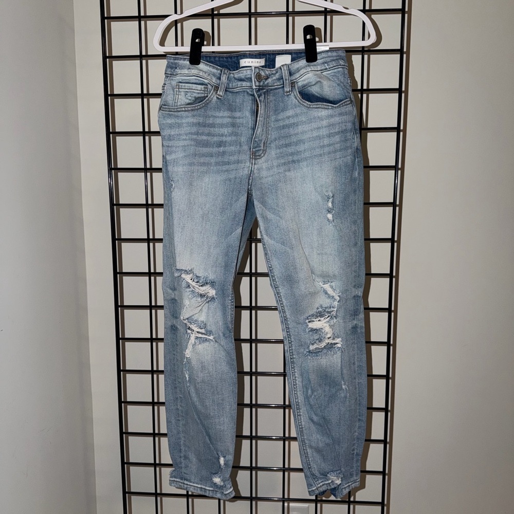 Eunina Light Blue Boyfriend Jeans